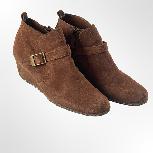 Franco Sarto Shoes - Franco Sarto Brown Suede Ankle Boots in size 9.5